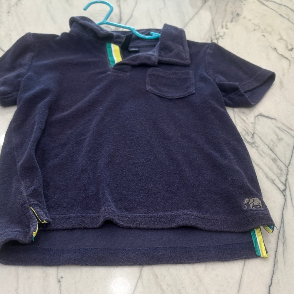 Navy Blue Kids Polo Shirt